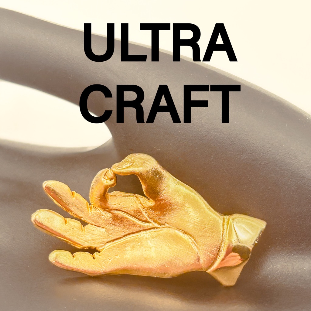 Vintage Ultra Craft Hand Brooch 65$